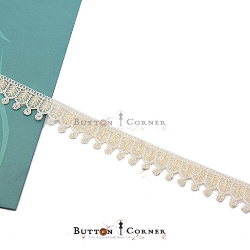 [EML410 WHITE] Fancy Sequence Embroidery Net Lace