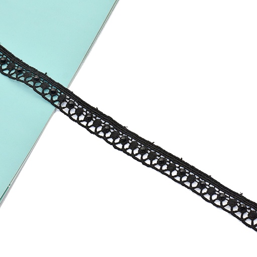 One Side Border Lace With Pearl