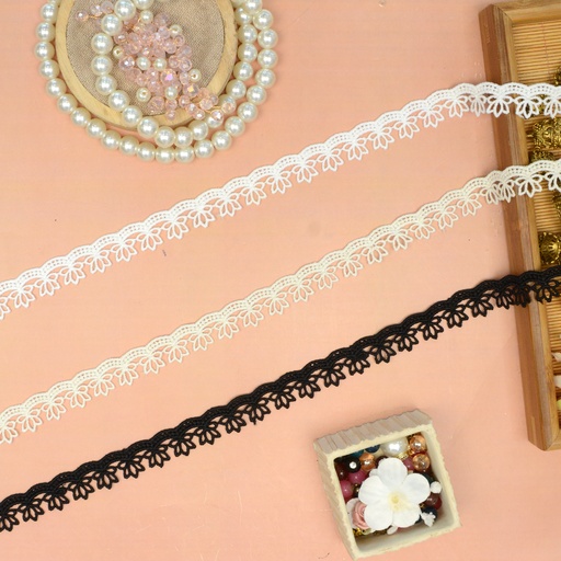 One Side Border Shuttle Lace