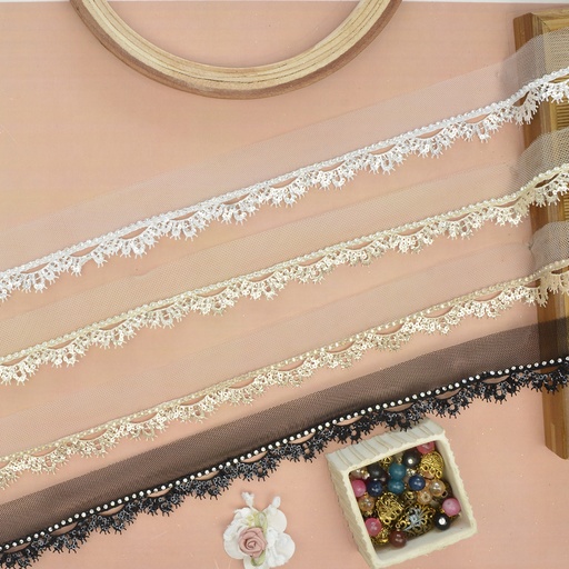 Fancy Stone Sequence Lace