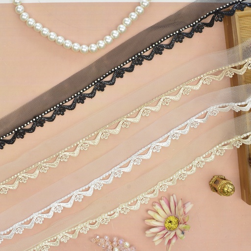 Fancy Stone Sequence Lace