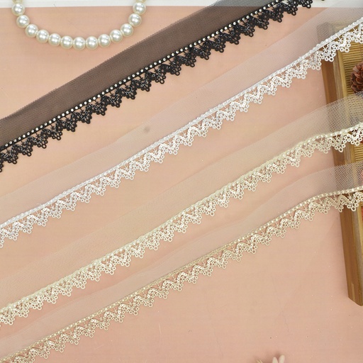 Fancy Stone Sequence Lace