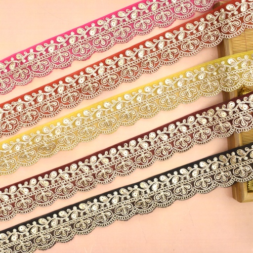 Fancy Sequence Gota Lace