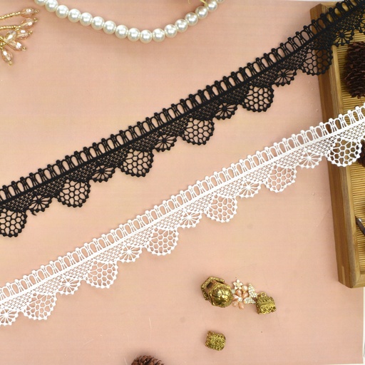 One Side Border Shuttle Lace