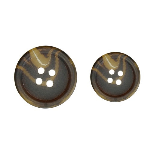 Classic Tiger-Eye Style Rod Suiting Button