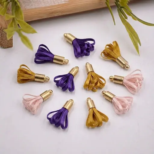 Small Tiny Cute Fabric Tassel