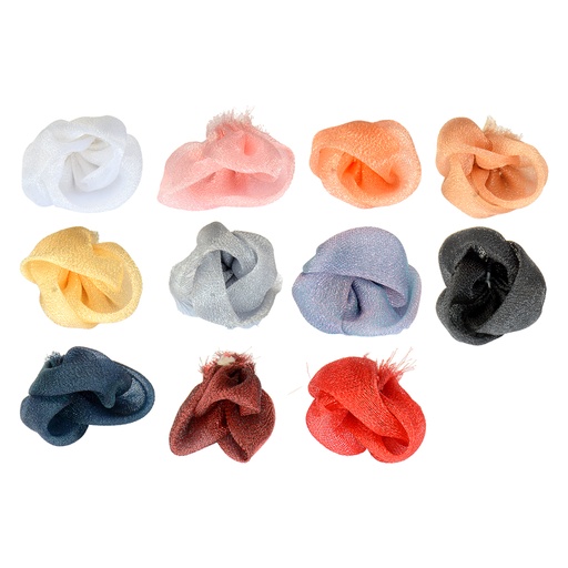 Rose Flower In Organza Fabric