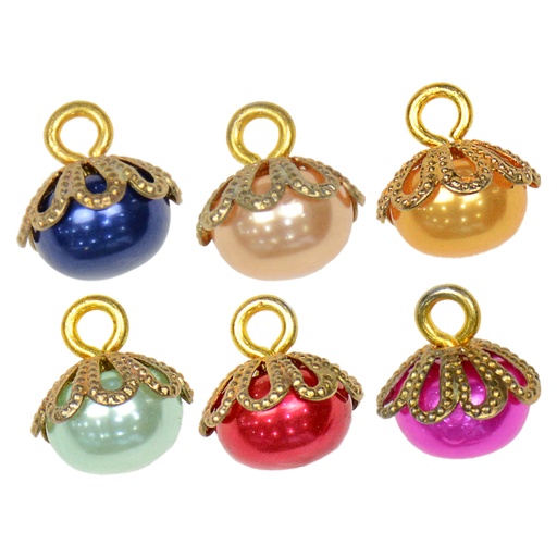 Metal Shank Plastic Pearl Button