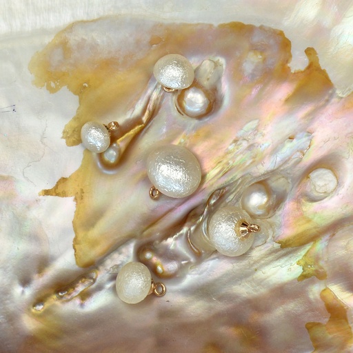 Pearl Pendant Plastic Shank Button