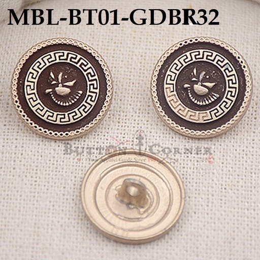 Versace Design Chain Rim Suiting Button