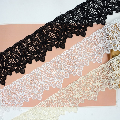 One Side Border Organza Lace