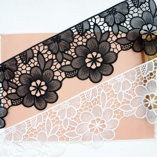 One Side Border Organza Lace
