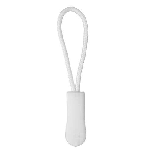 [ZIPPER OFF WHITE] Zipper Puller End Fit Rope