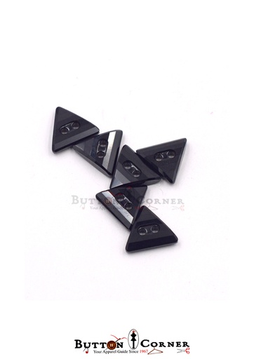 Triangle Crystal Foiled Button 3038