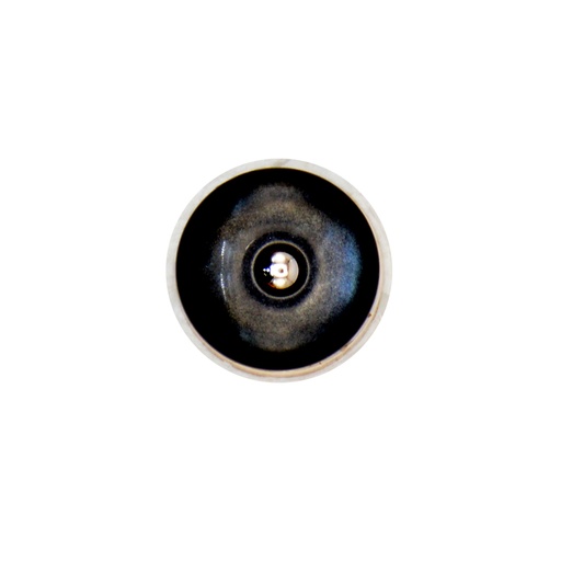 [PBS2712  BLACK] Round Plastic Shank Button