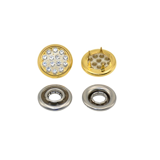Swarovski 1781 4 Part Décor Button