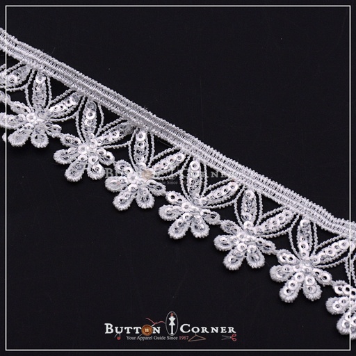 Shuttle Sequence Lace