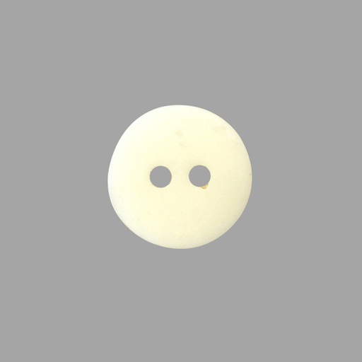 [PCB01 MILKY WHITE] Slightly Concave Shape Chalk Button