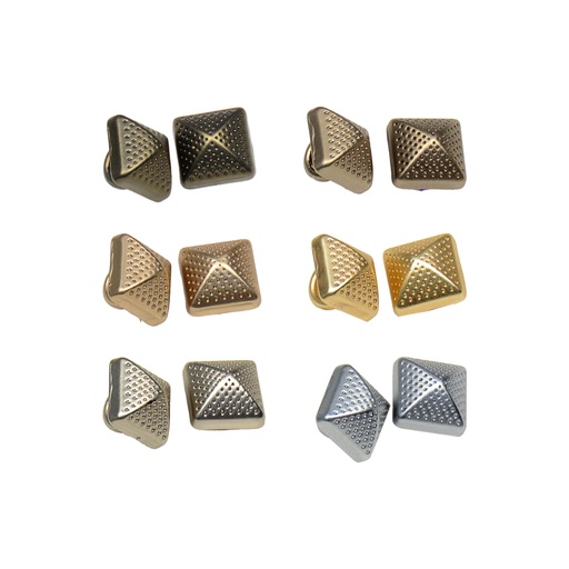 Pyramid Shape Doted Shank Button
