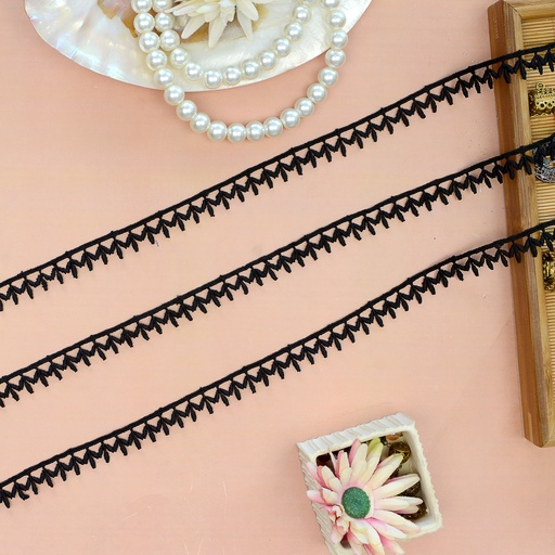 One Side Border Shuttle Lace