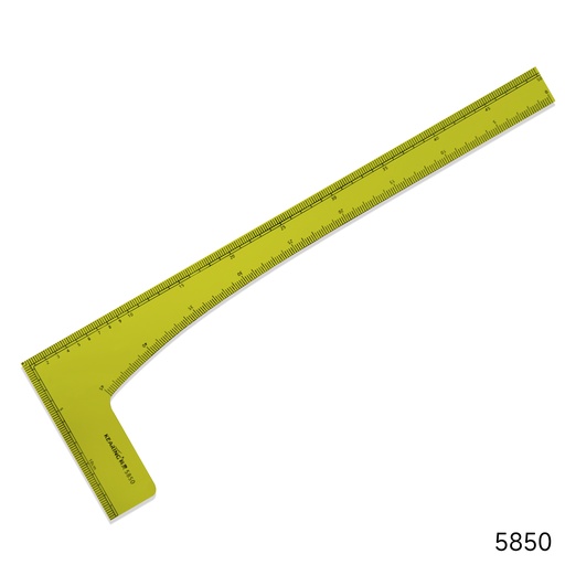 [5850] 50cm Non-Transparent L Scale Ruler