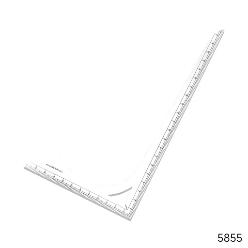[5855] 55 cm Non-Transparent L Square Ruler
