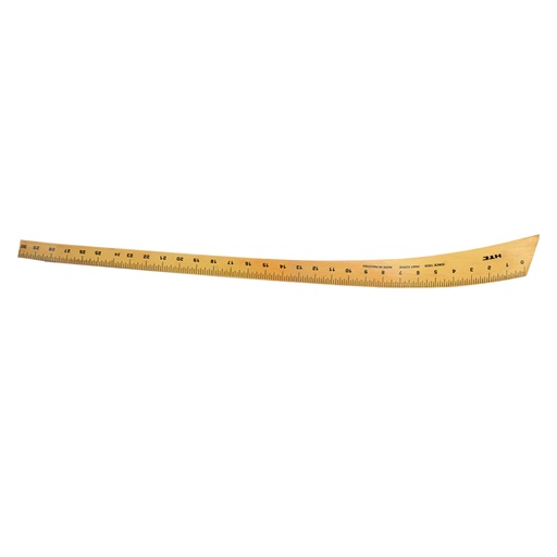 [CT5410 LIGHT BROWN] Wooden Tailoring Scale Leg-Curve
