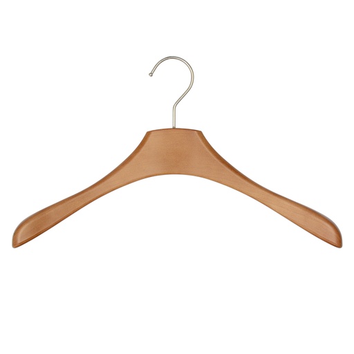 [4120 42cm BEECH] Universal Wooden Shirt Hanger