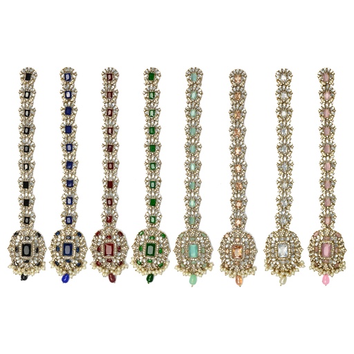 Fancy Kundan Button Patti