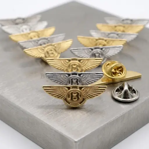 Engraved Bentley Logo Lapel Pin