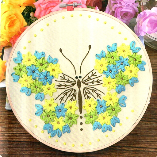 [N2010 MULTI] Butterfly Metamorphosis Embroidery Kit