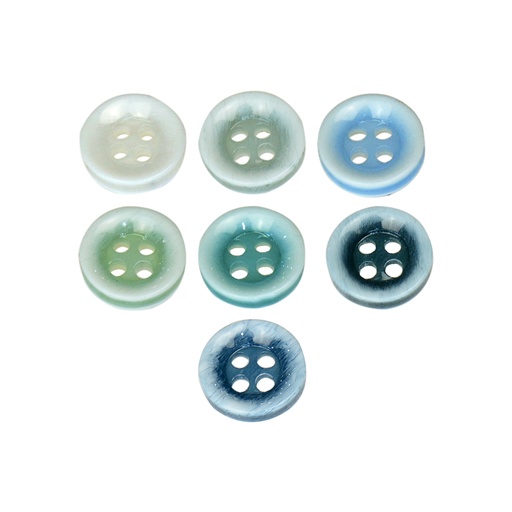 Glossy Finish Two Layers Shirt Button