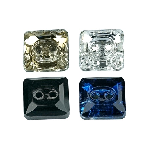 Square Shape 2 Hole Swarovski Button