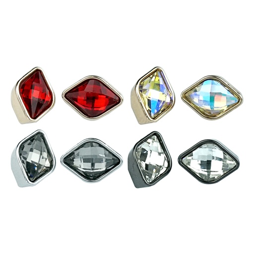 Metal Horse Eye Swarovski Button