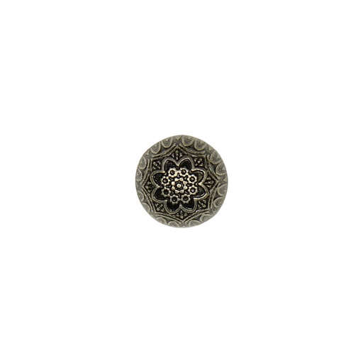 [MBW20-3 GUN METAL] Vintage Design Metal Shirt Button