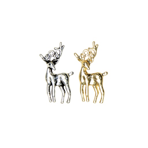 Metal Swamp Deer Pendant