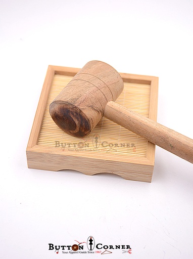 [WH10 BEIGE] Wooden Hemmer For Embroidery Work