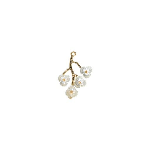 [J0250] Branch & Leaves Pendant