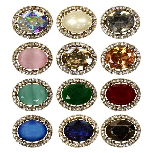 Fancy Kundan Button