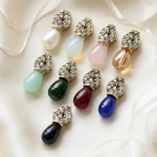 Fancy Kundan Button