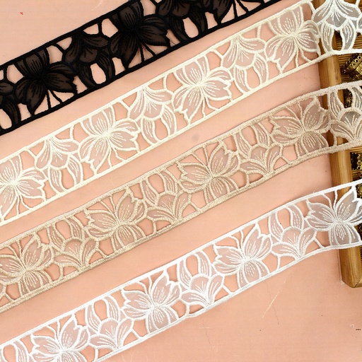 Double Side Border Organza Lace