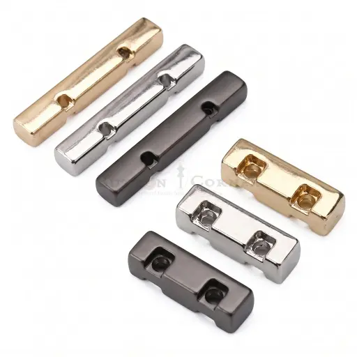 Rectangle Shape 2 Hole Flat Metal Bar
