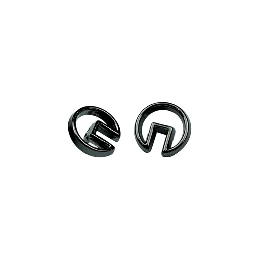 G Shape Shiny Metal Shirt Button