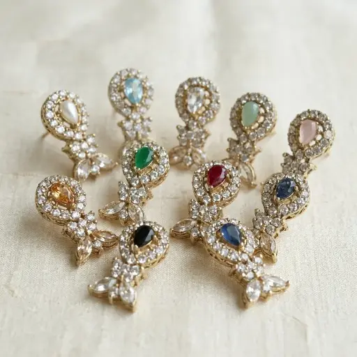 Fancy Kundan Button