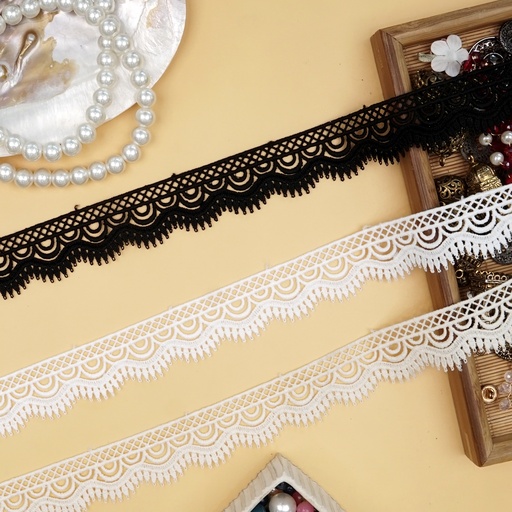 One Side Border Shuttle Lace