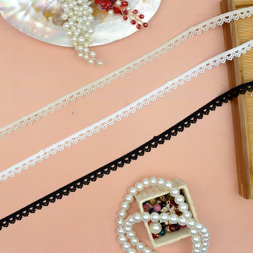 One Side Border Shuttle Lace
