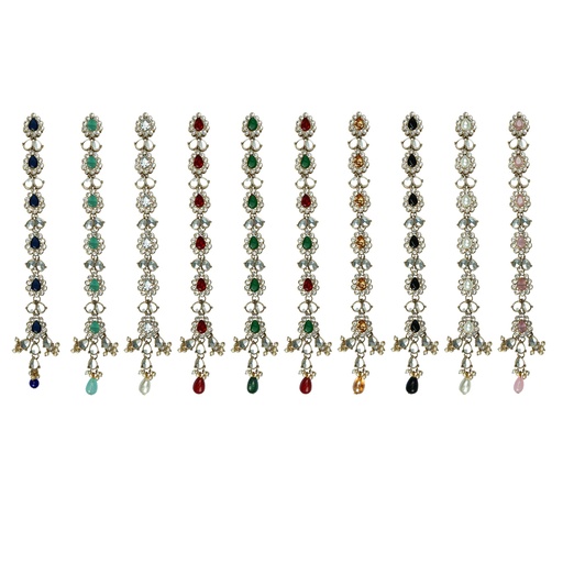 Fancy Kundan Button Patti