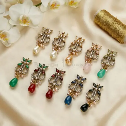 Fancy Kundan Button