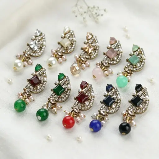 Fancy Kundan Button