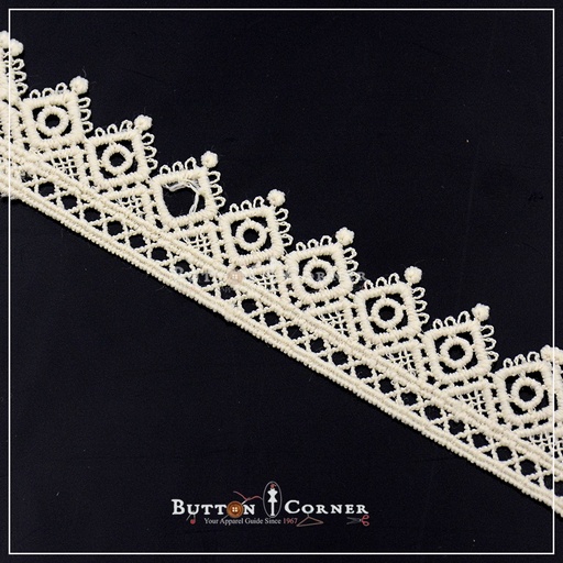One Side Border Shuttle Lace